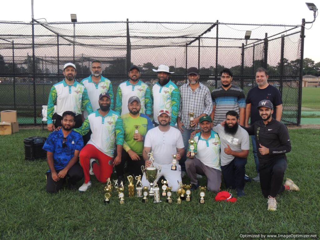 The Legends team with the Championship Trophy