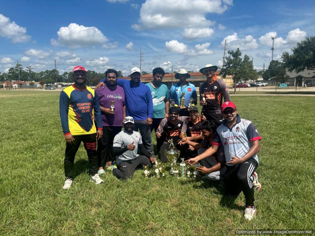 Cougars team with Championship trophy