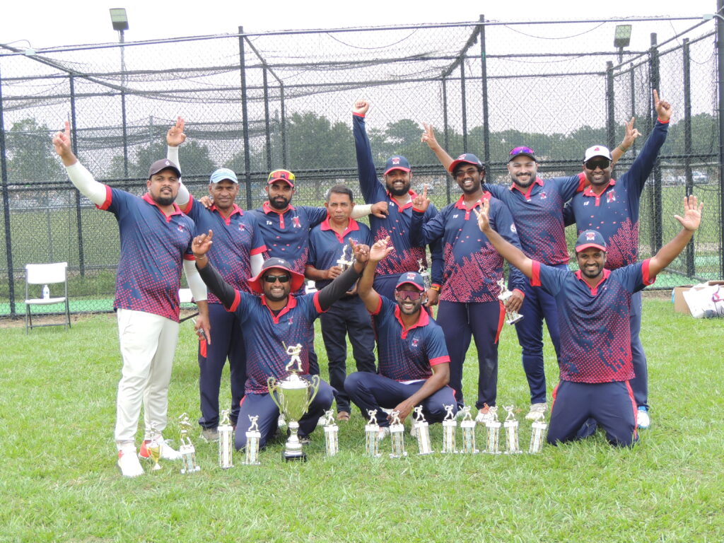 Tuskers team with the Championship Trophy