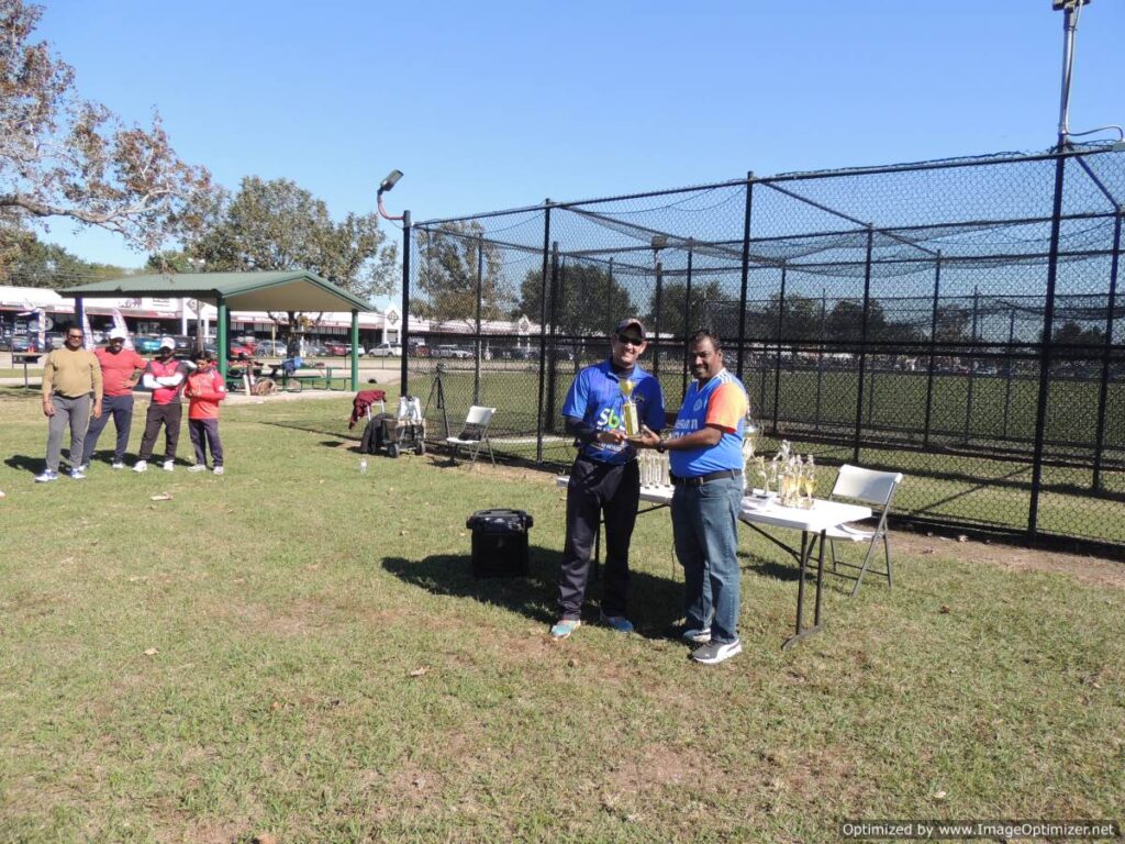 Navin from Powerstars MVP for the tournament