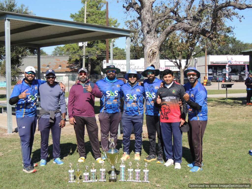 Powerstars full team with the Championship Trophy